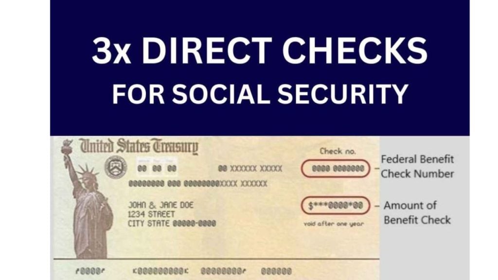 3X Direct Deposit Checks April 2024