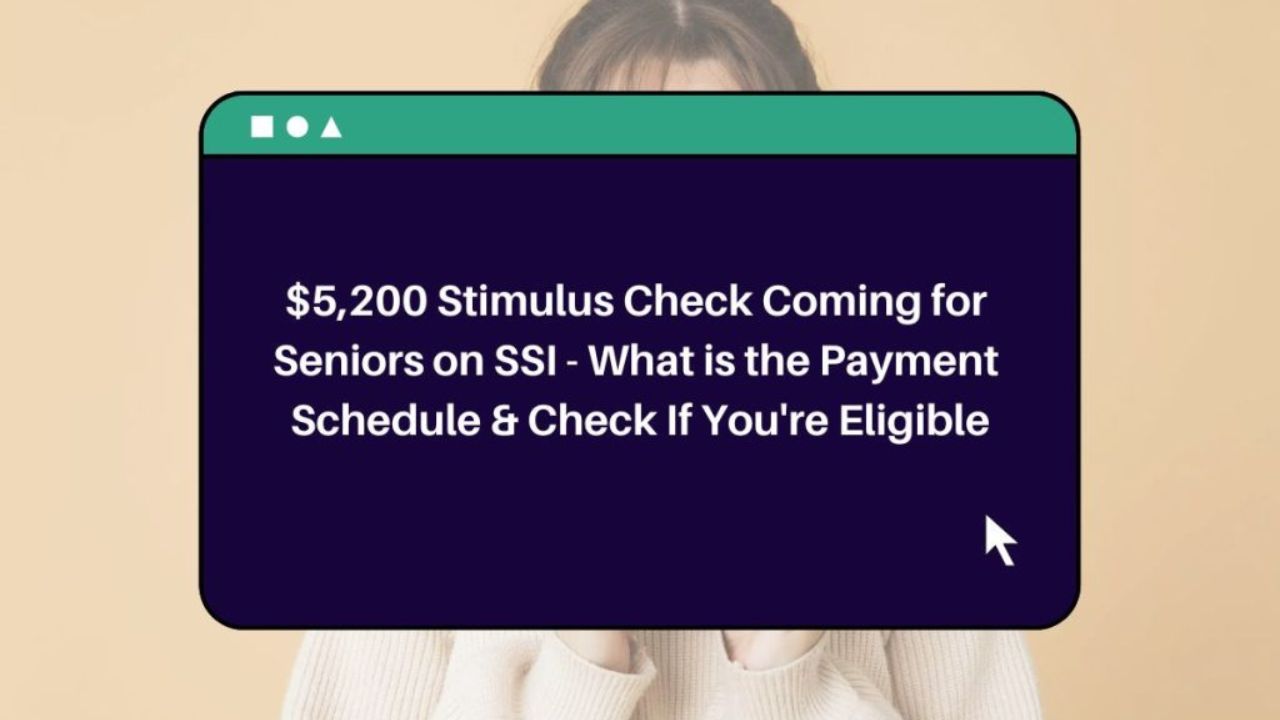 $5200 Stimulus Check Coming1