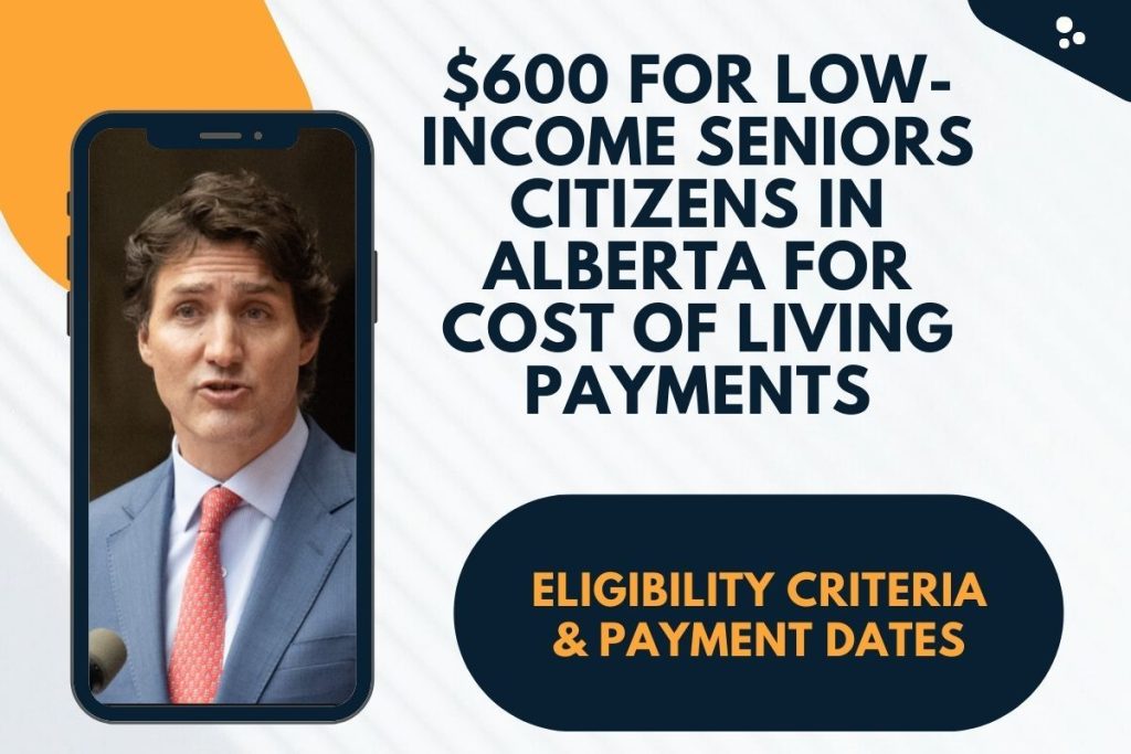 $600 For Low Income Seniors For Cost Of Living Payments