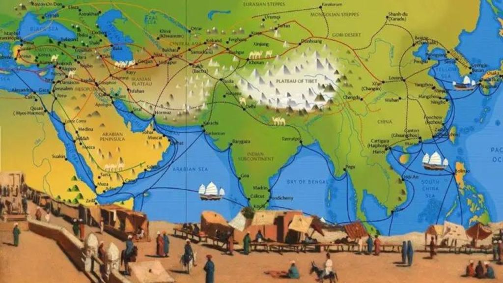 What was the easternmost city on the Silk Road