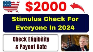 $2000 Stimulus Check For Everyone In November 2024: Payment Date, Eligibility