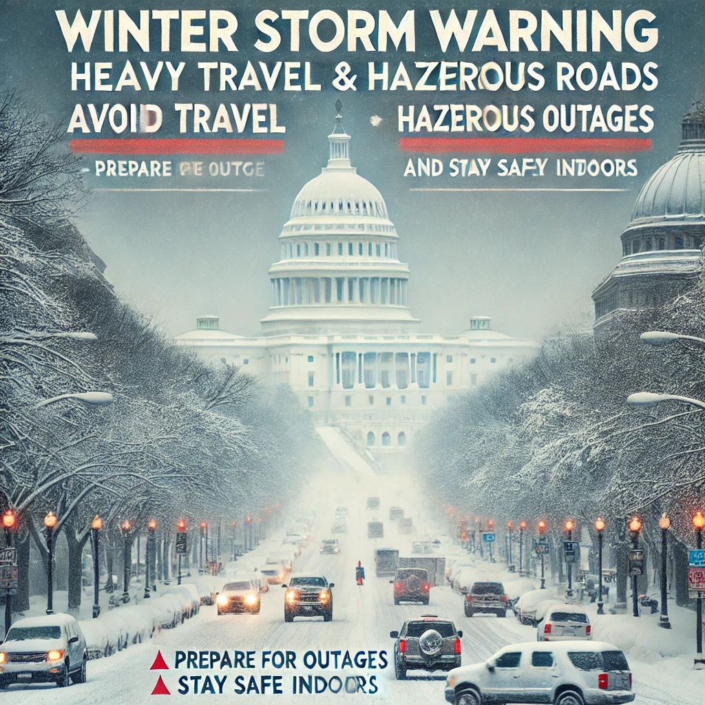 Washington, D.C. Braces for Major Winter Storm: Heavy Snow and Dangerous Conditions”