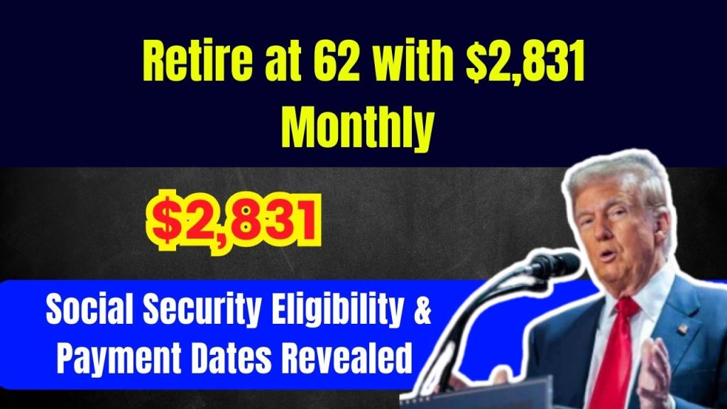 Social Security Retirement Benefits 2025: Can You Receive Up to $2,831 Monthly at Age 62? Here’s Who Qualifies